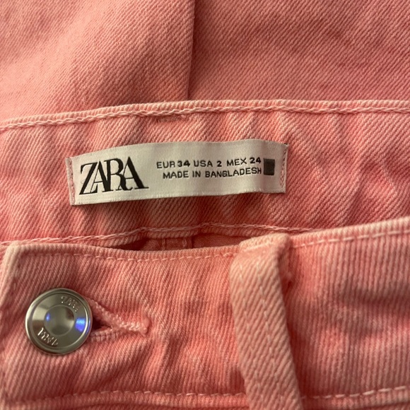 Zara Women's Pink Jeans - Picture 3 of 3